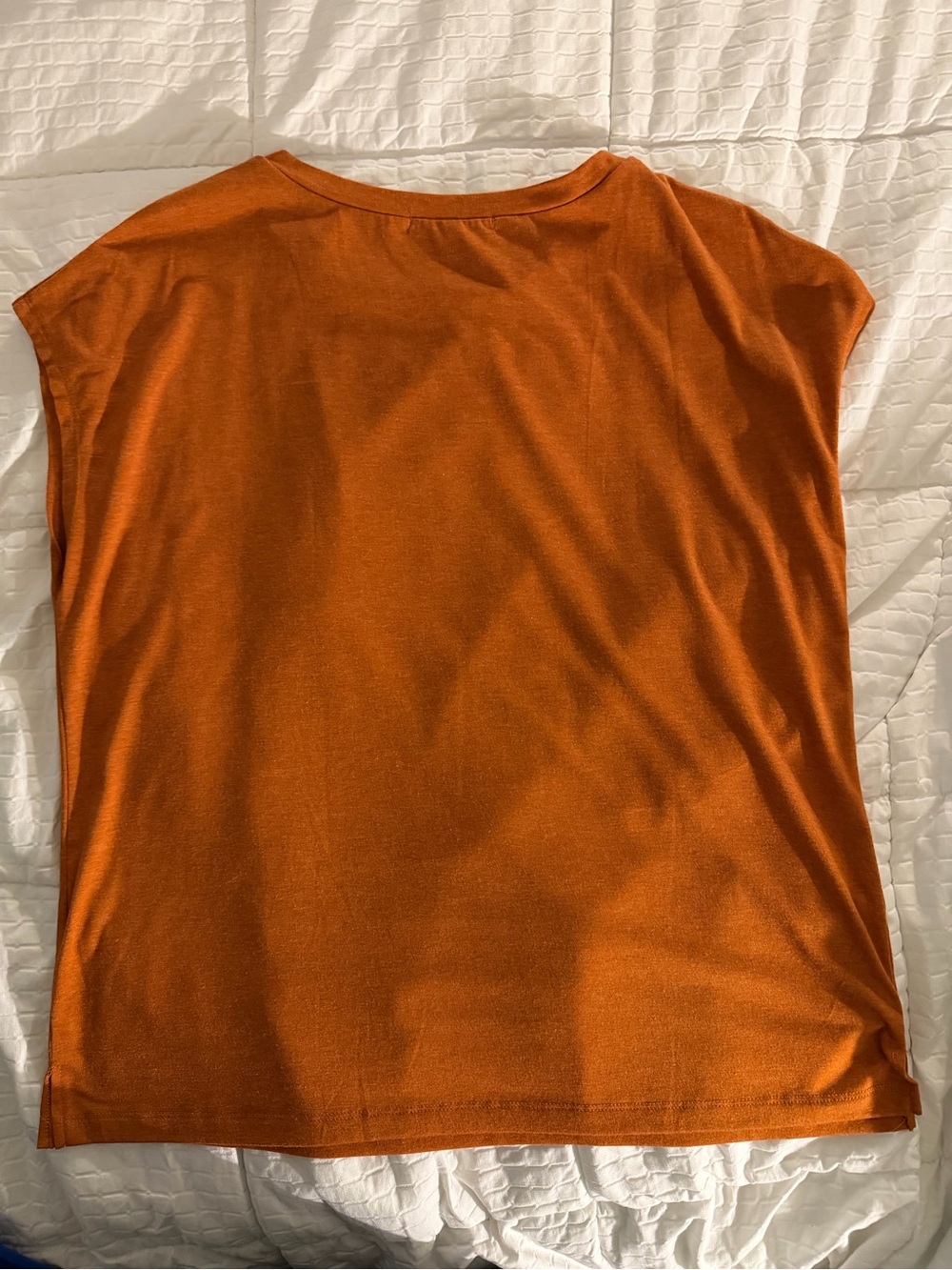 Women’s Relaxed Tank Top in Burnt Orange
